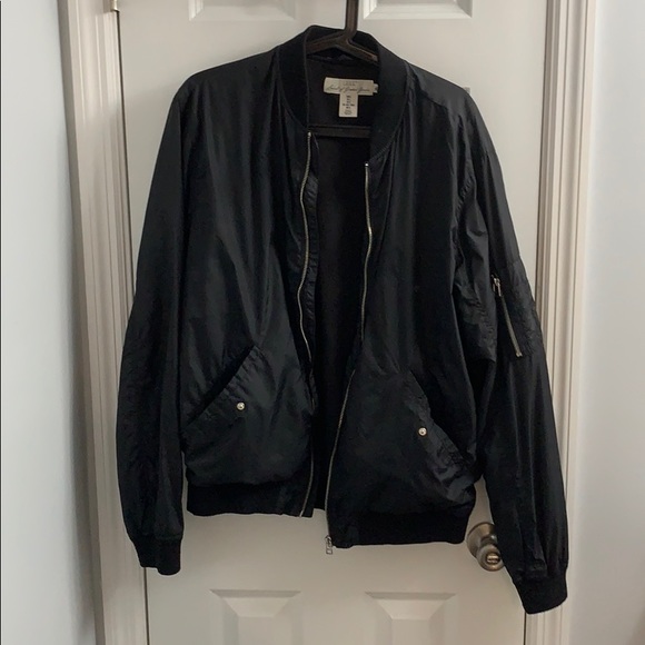H&M Other - Black Nylon Bomber Jacket H&M